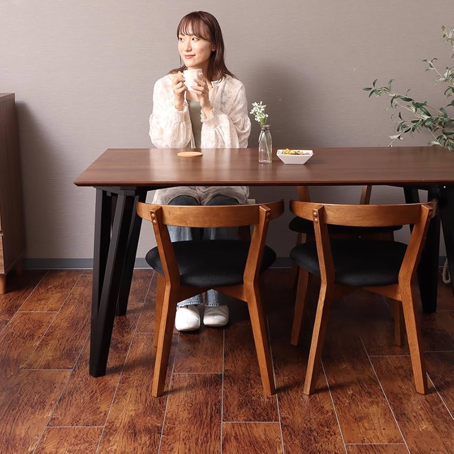 Amazon｜ヤマソロ ダイニングチェア 2脚セット ロージー Rosie